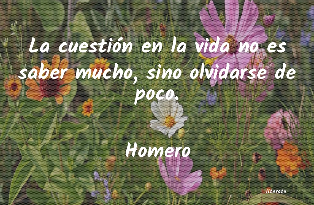 Frases de Homero