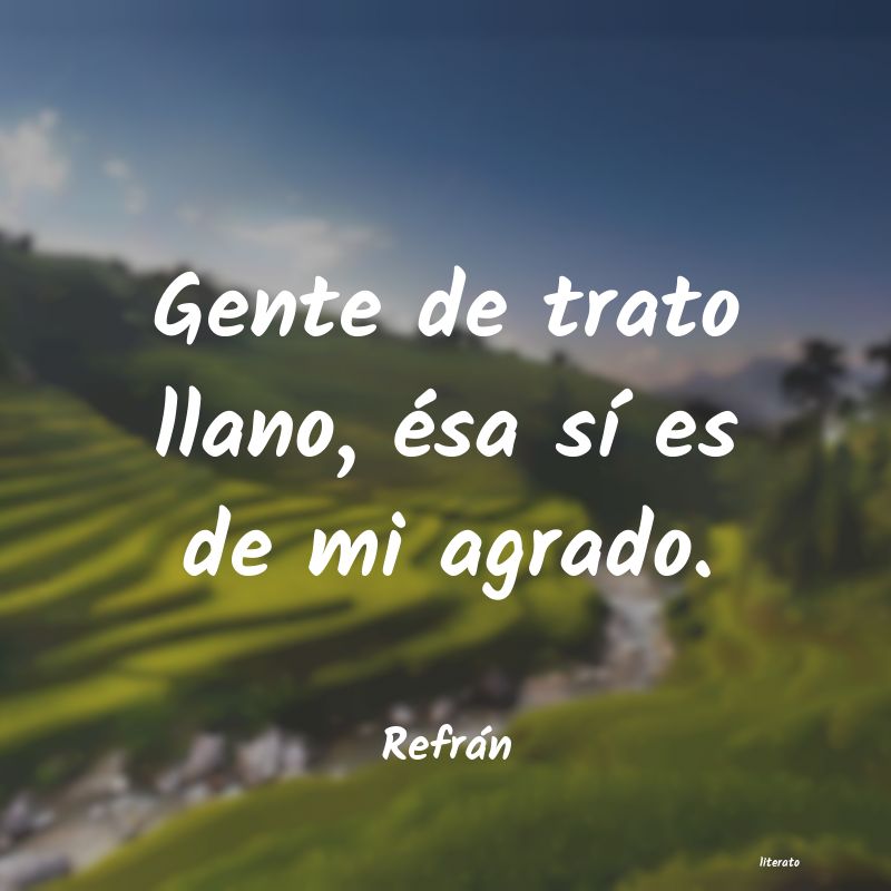 Frases de Refrán