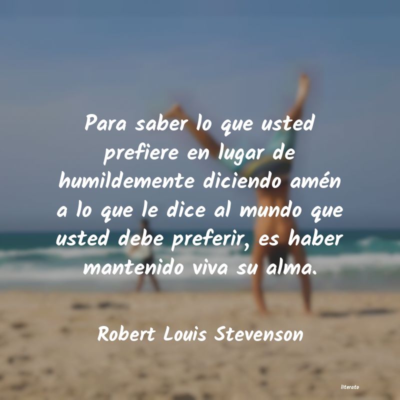 frases de Robert Louis Stevenson