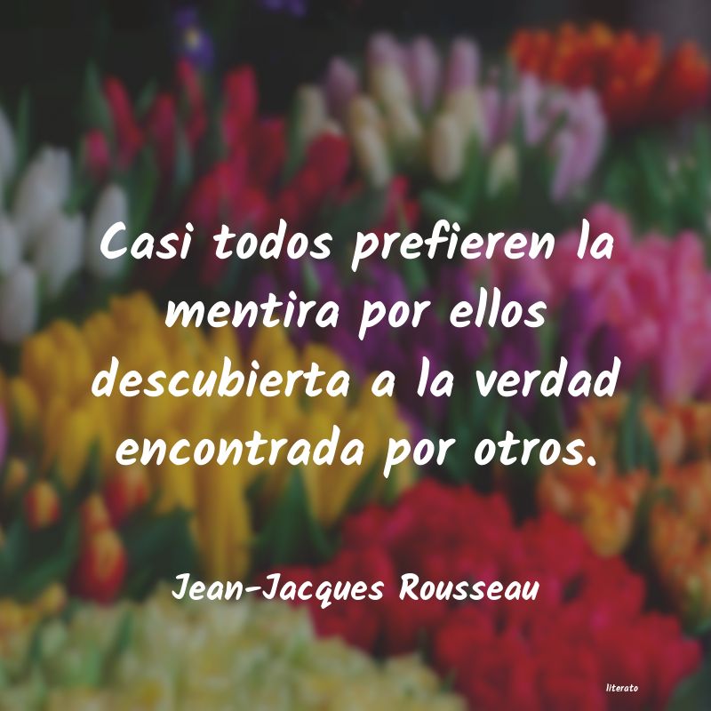 Frases de Jean-Jacques Rousseau