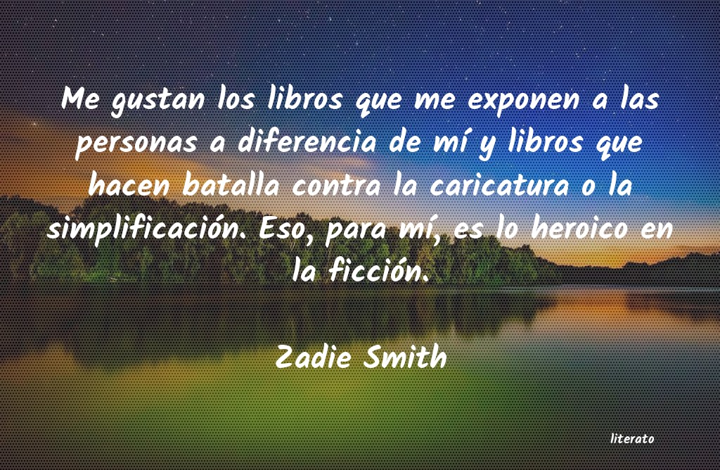 frases de Zadie Smith