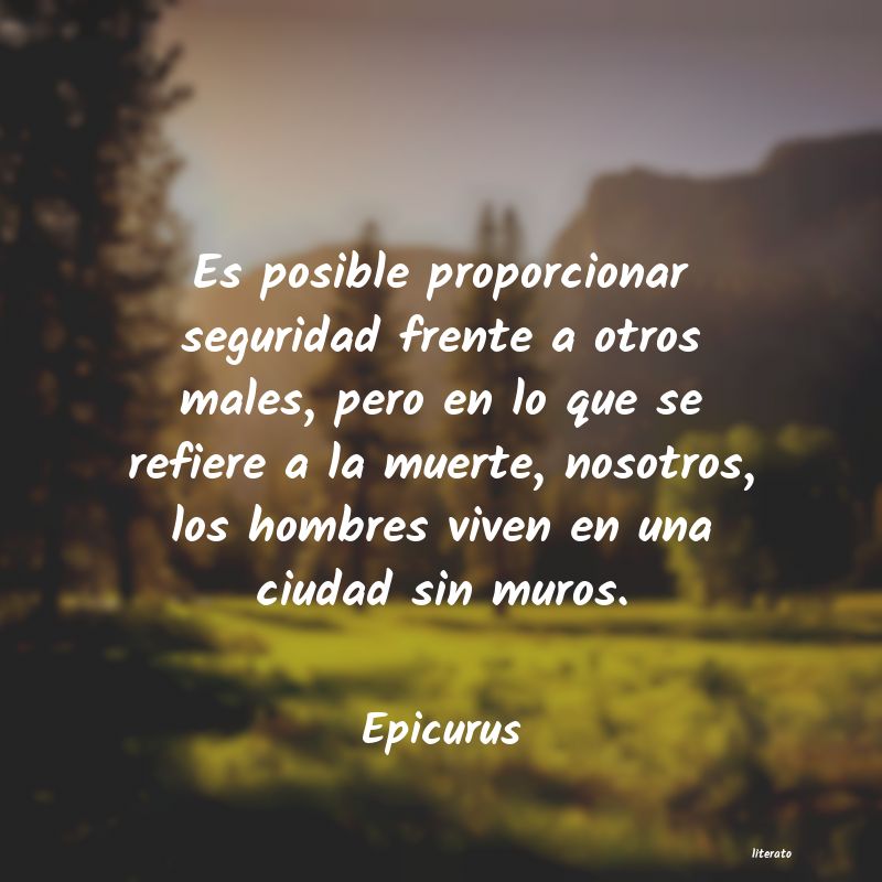 Frases de Epicurus