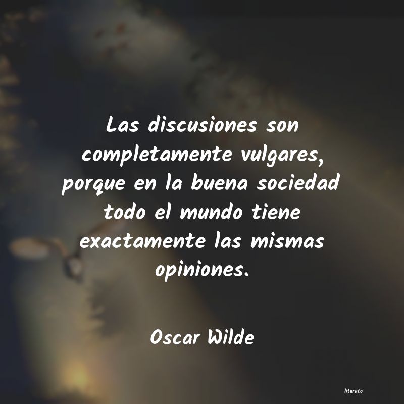 frases de Oscar Wilde