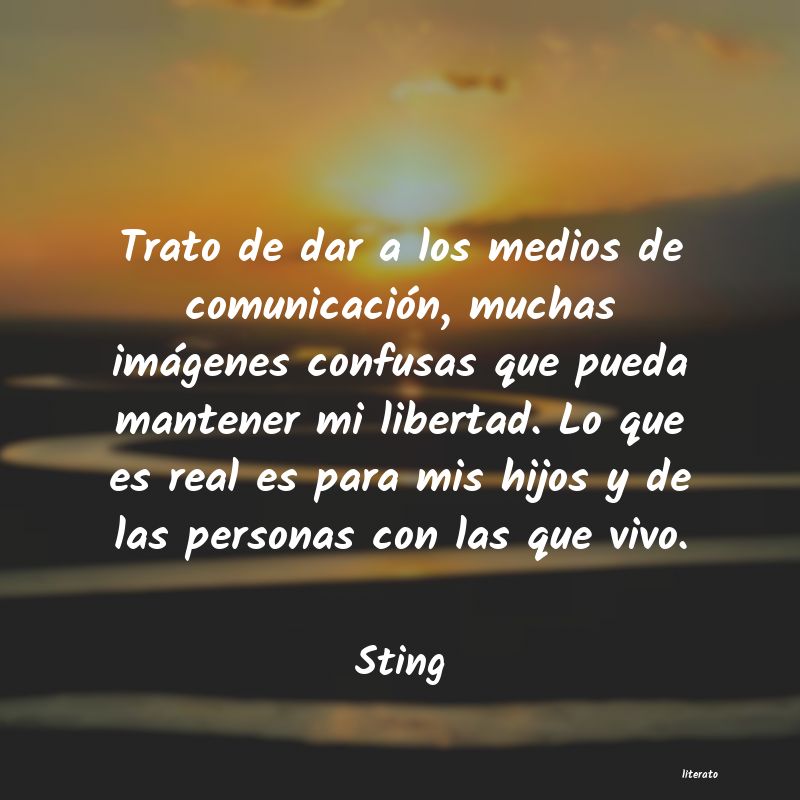 Frases de Sting