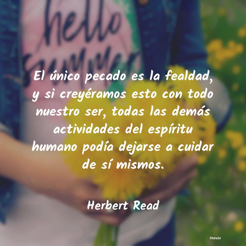 Frases de Herbert Read