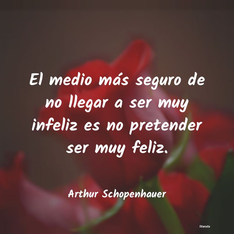 Frases de Arthur Schopenhauer