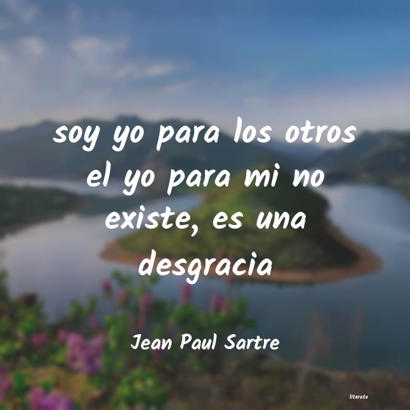 frases de Jean Paul Sartre