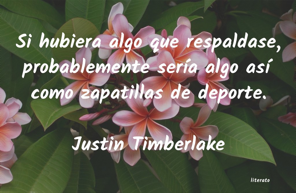 Frases de Justin Timberlake