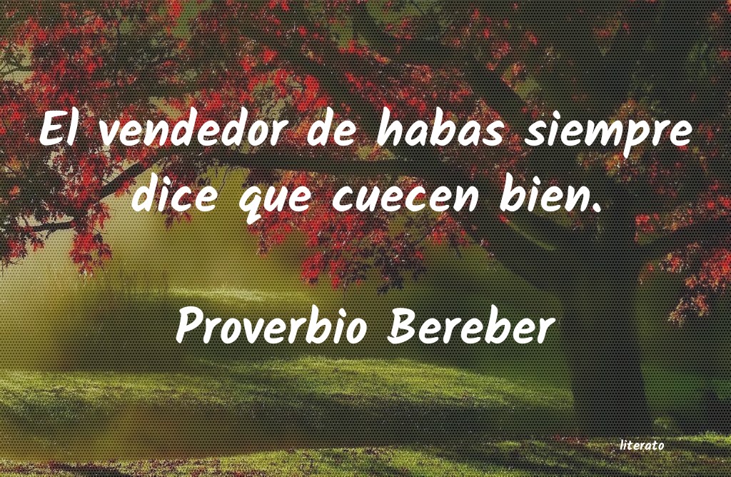 Frases de Proverbio Bereber