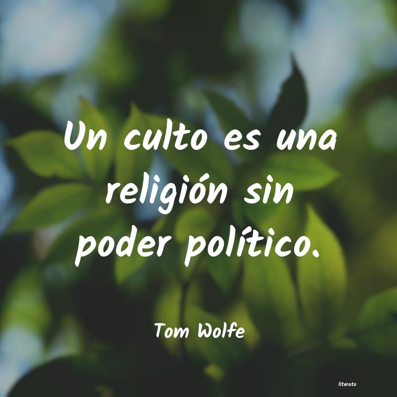 Frases de Tom Wolfe