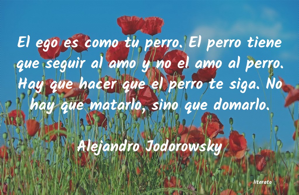 Frases de Alejandro Jodorowsky