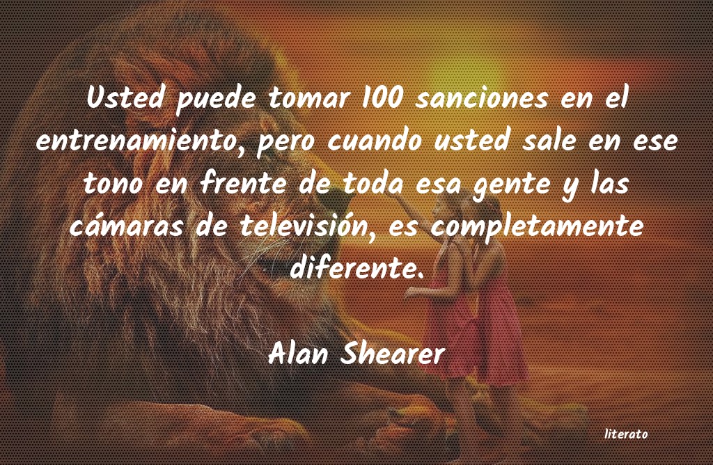 frases de Alan Shearer