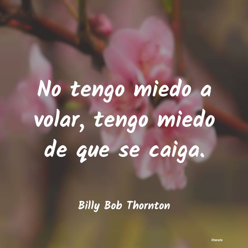 Frases de Billy Bob Thornton