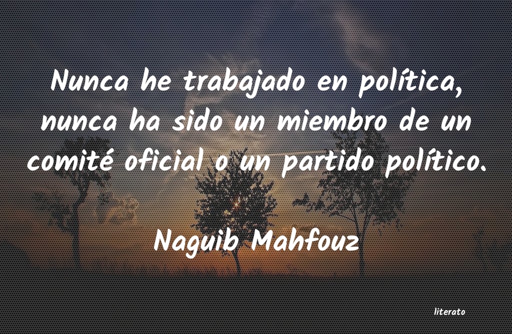 frases de Naguib Mahfouz