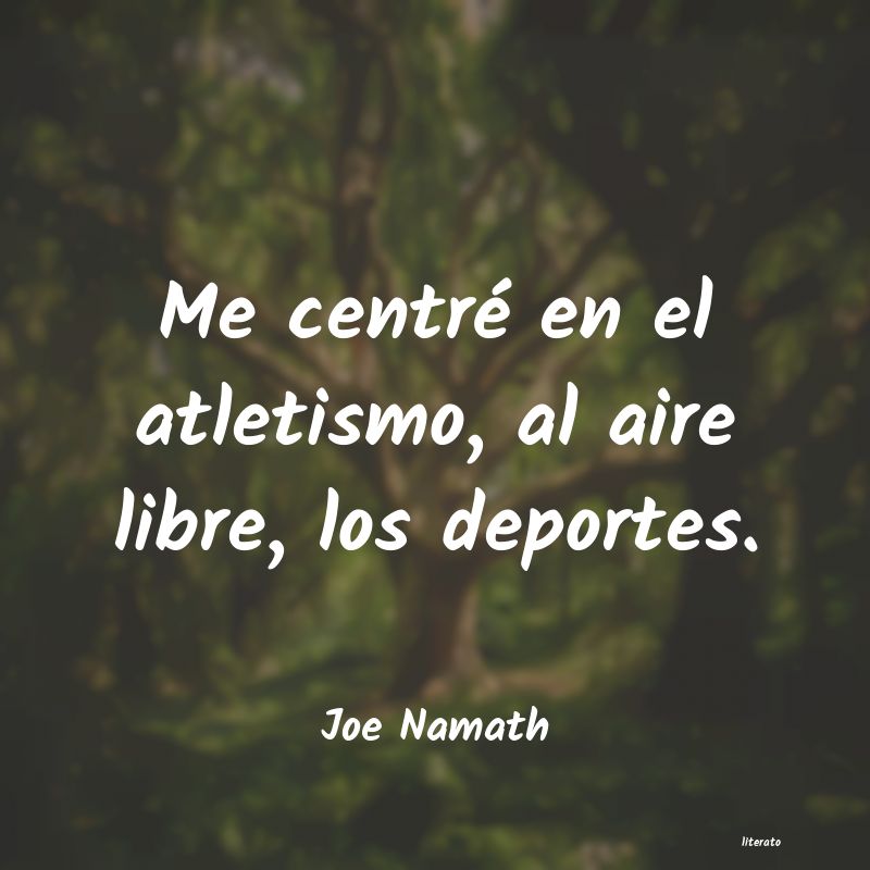 Frases de Joe Namath