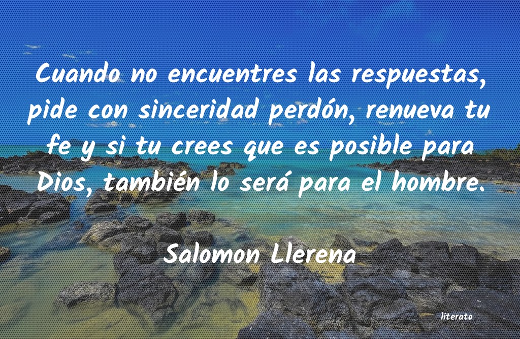 frases de Salomon Llerena
