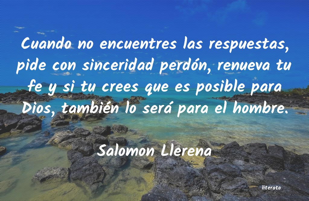 Frases de Salomon Llerena