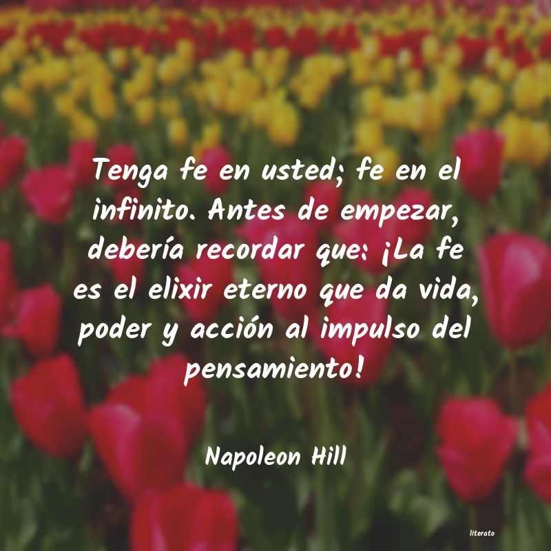 Frases de Napoleon Hill