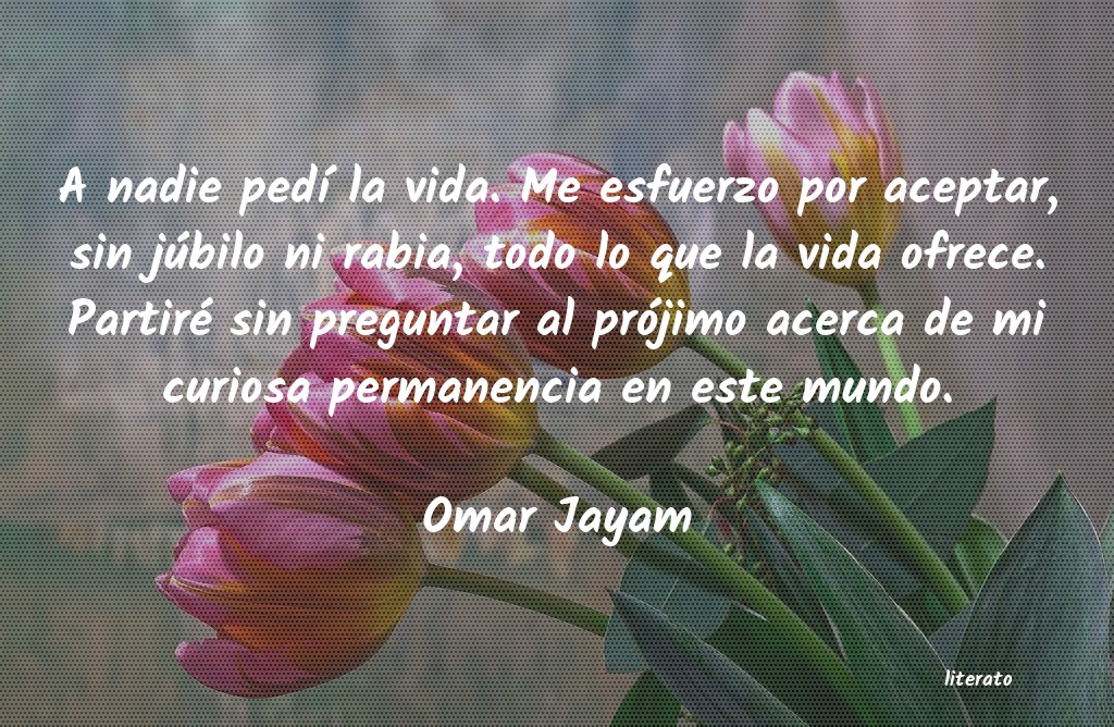 Frases de Omar Jayam