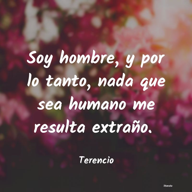 frases de Terencio