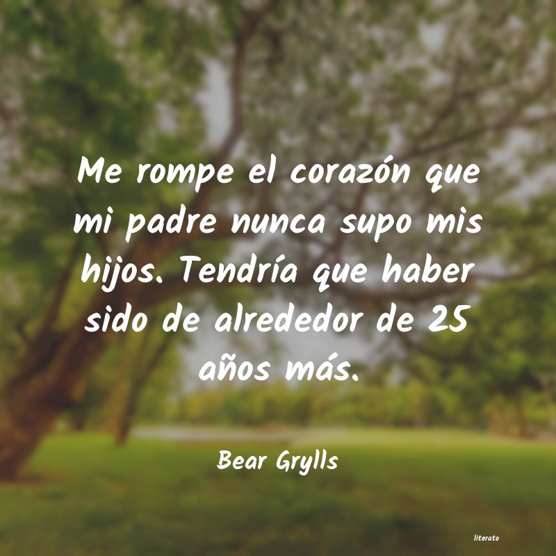 Frases de Bear Grylls