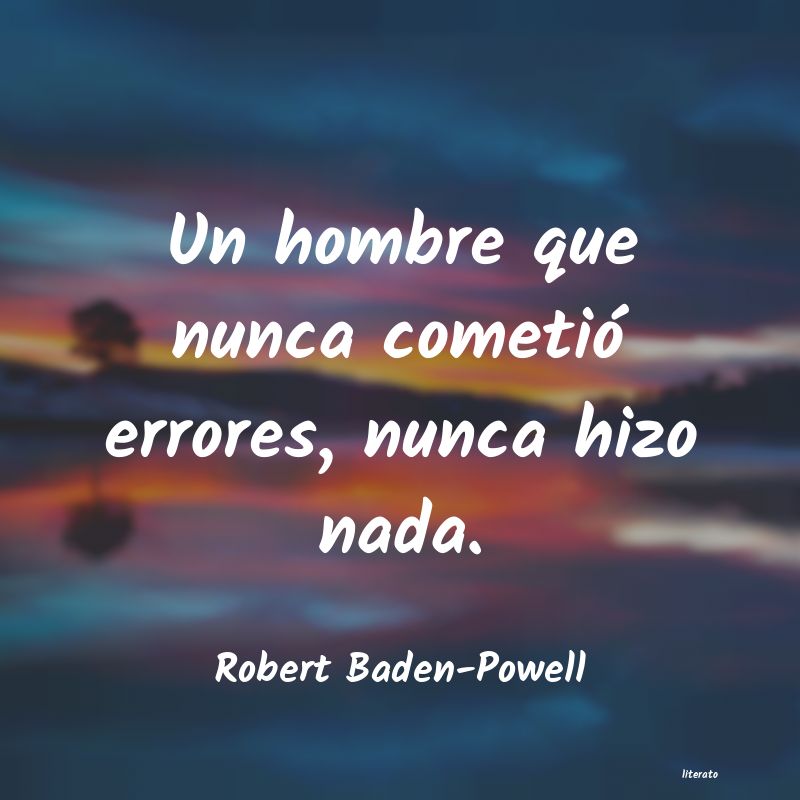 frases de Robert Baden-Powell