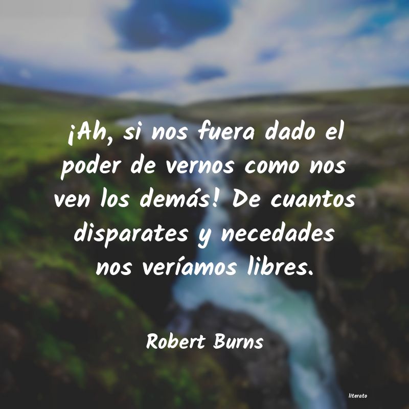 Frases de Robert Burns