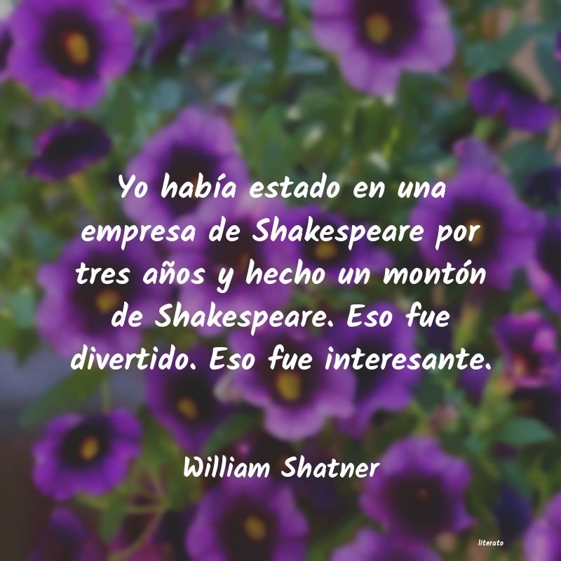 frases de William Shatner