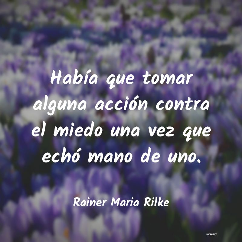 frases de Rainer Maria Rilke