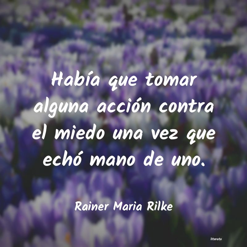 Frases de Rainer Maria Rilke