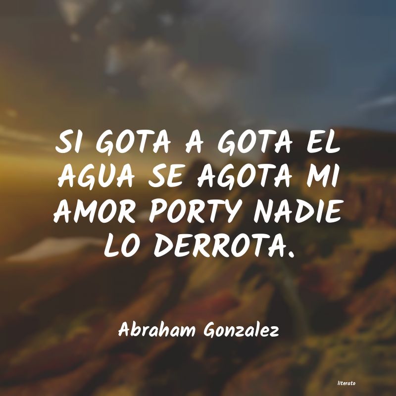 Frases de Abraham Gonzalez