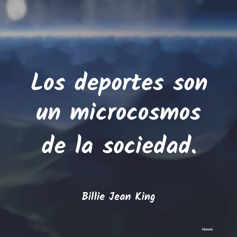 frases de Billie Jean King