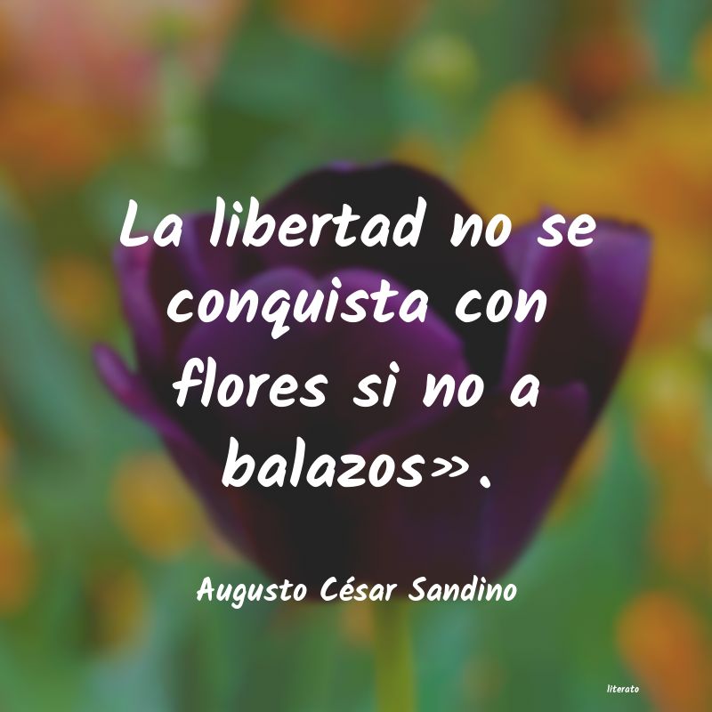 frases de Augusto César Sandino