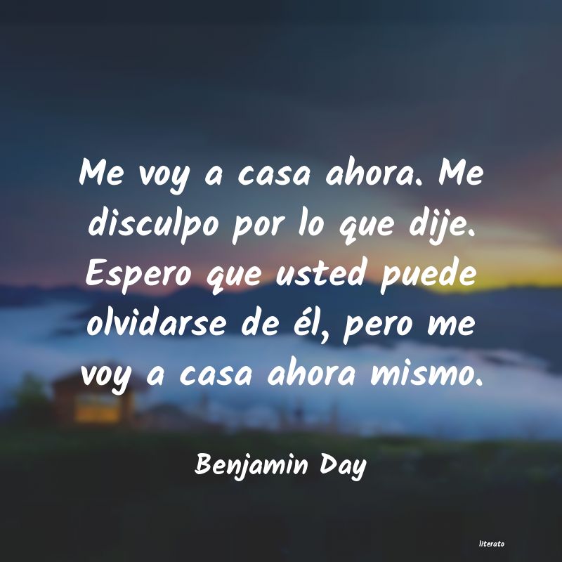 frases de Benjamin Day