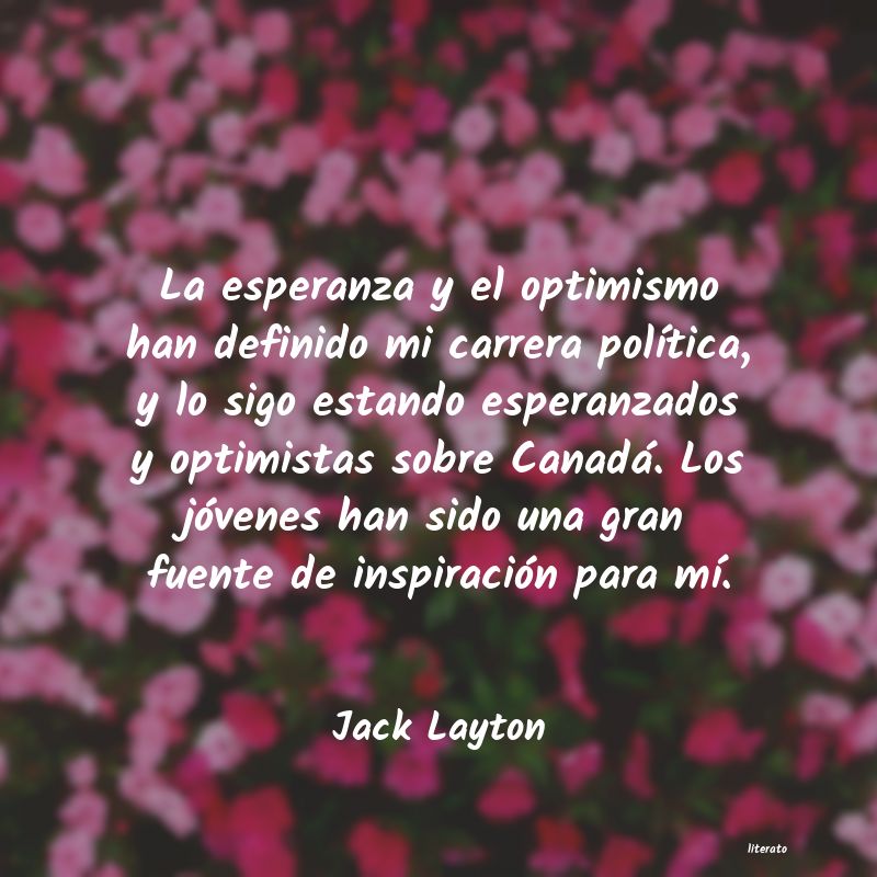 Frases de Jack Layton