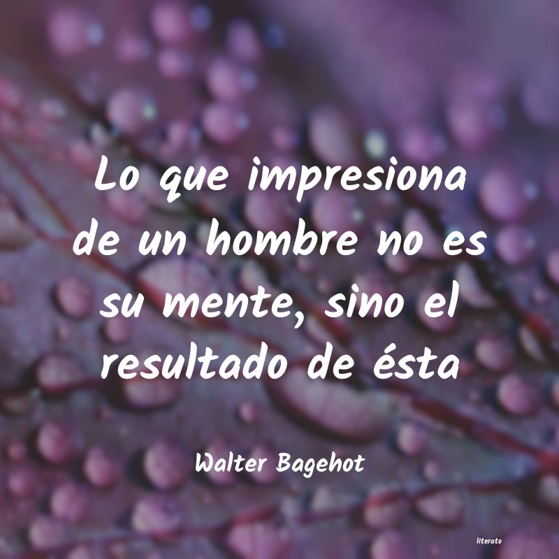 frases de Walter Bagehot