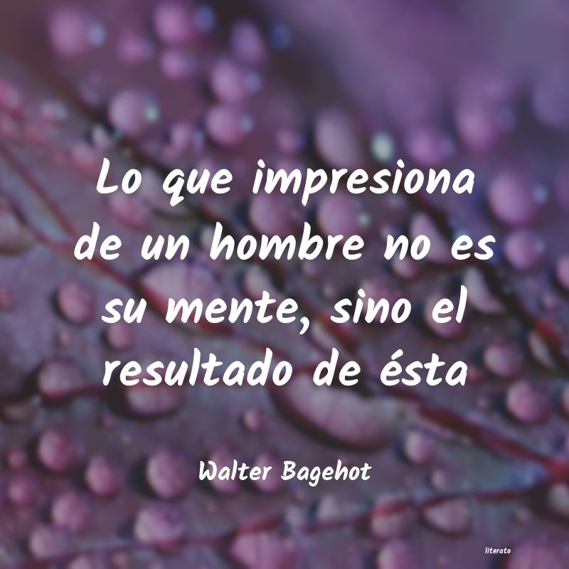 Frases de Walter Bagehot