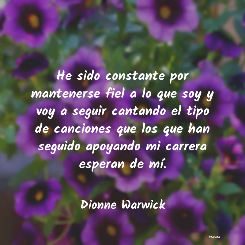 Frases de Dionne Warwick