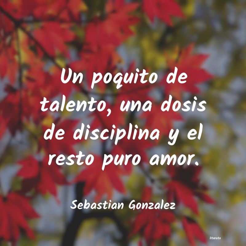Frases de Sebastian Gonzalez