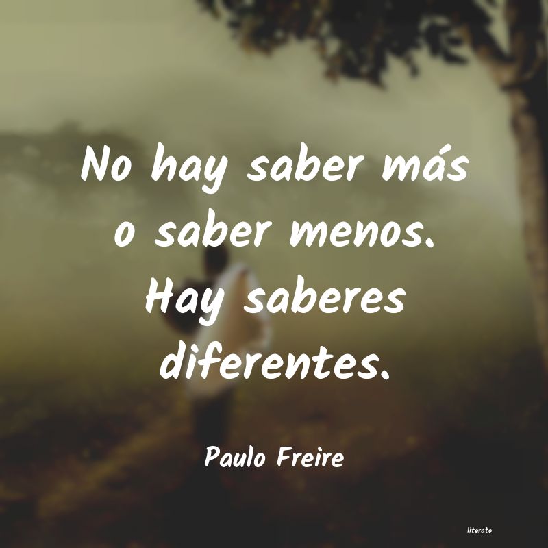 Frases de Paulo Freire