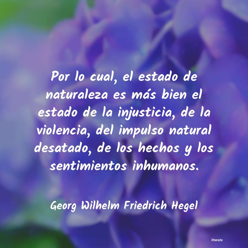 Frases de Georg Wilhelm Friedrich Hegel