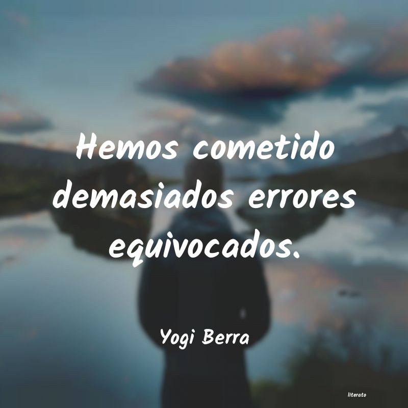 Frases de Yogi Berra