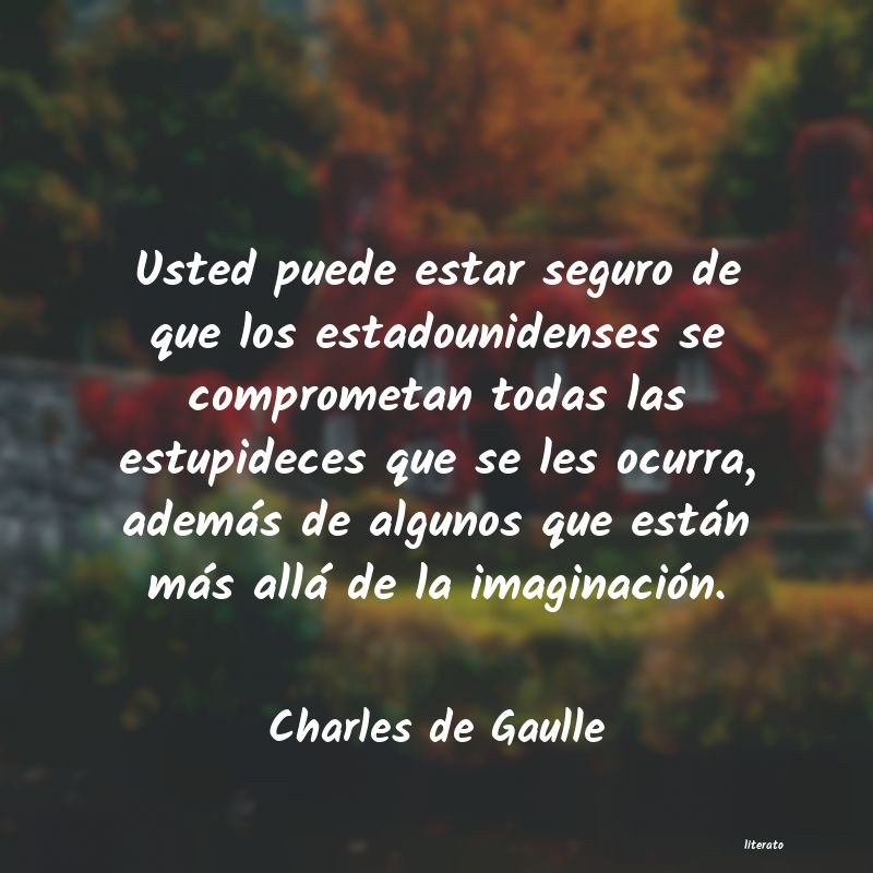 frases de Charles de Gaulle