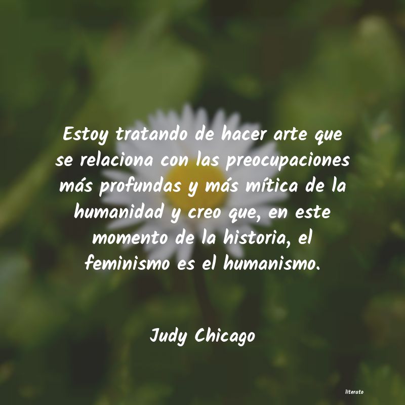frases de Judy Chicago