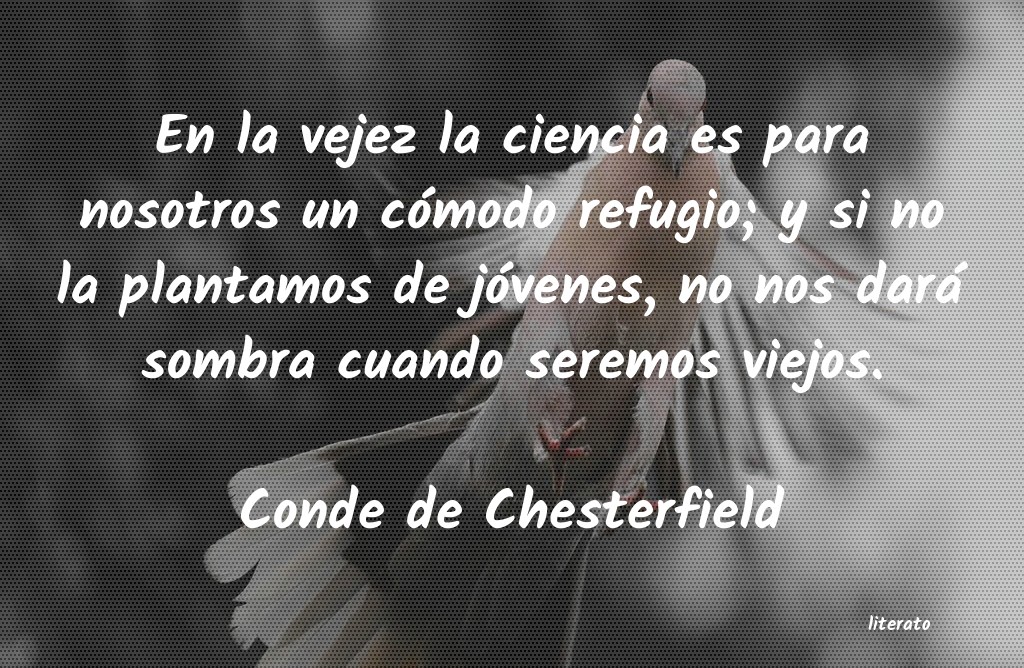 frases de Conde de Chesterfield