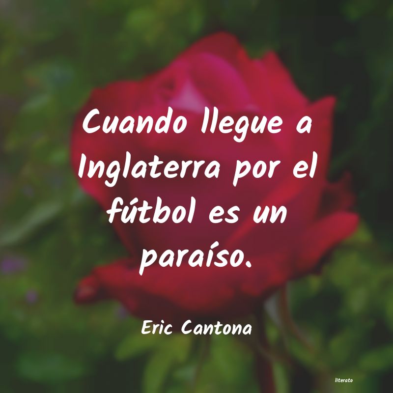 Frases de Eric Cantona