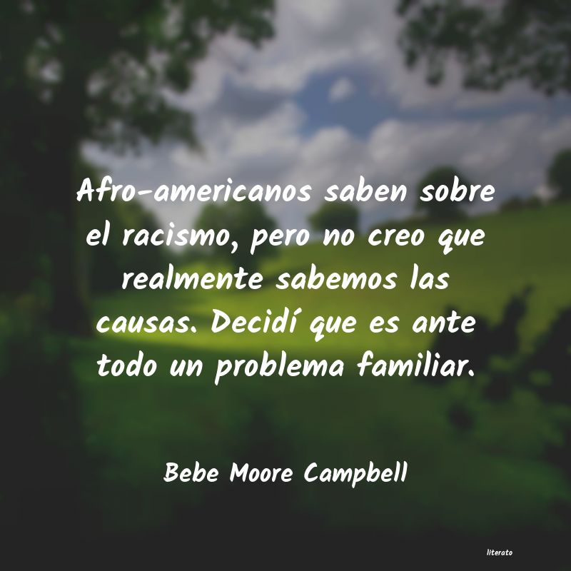 Frases de Bebe Moore Campbell