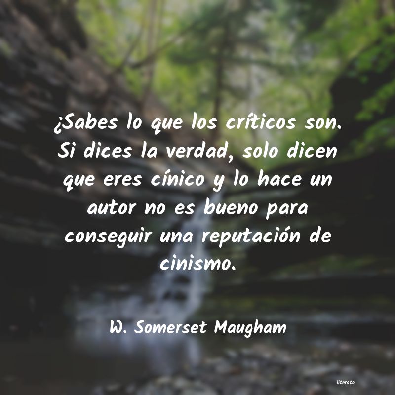 Frases de W. Somerset Maugham