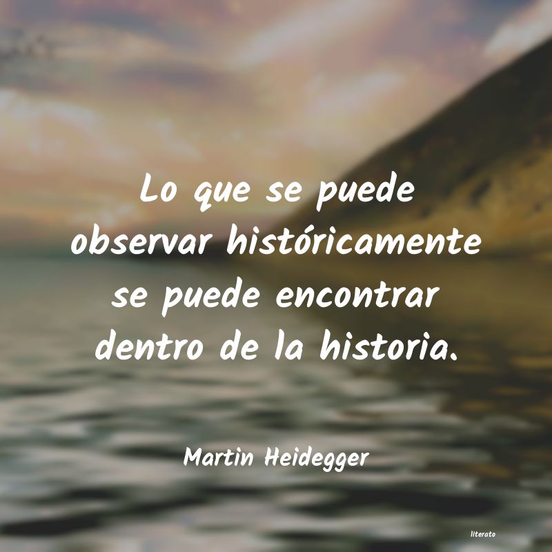 frases de Martin Heidegger