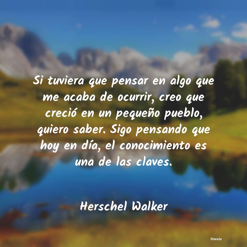 frases de Herschel Walker